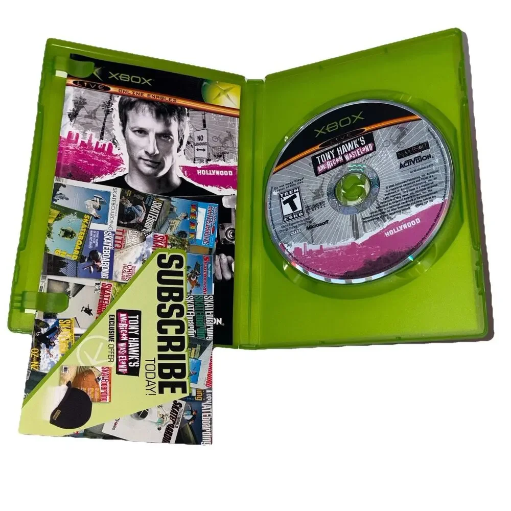 Xbox Call Of Duty Finest Hour & Tony Hawk’s American Wasteland Bundle- Authentic